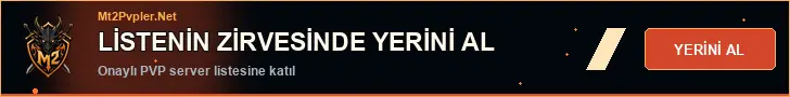 PVP Server Listesi Üstü reklam alanı önizlemesi