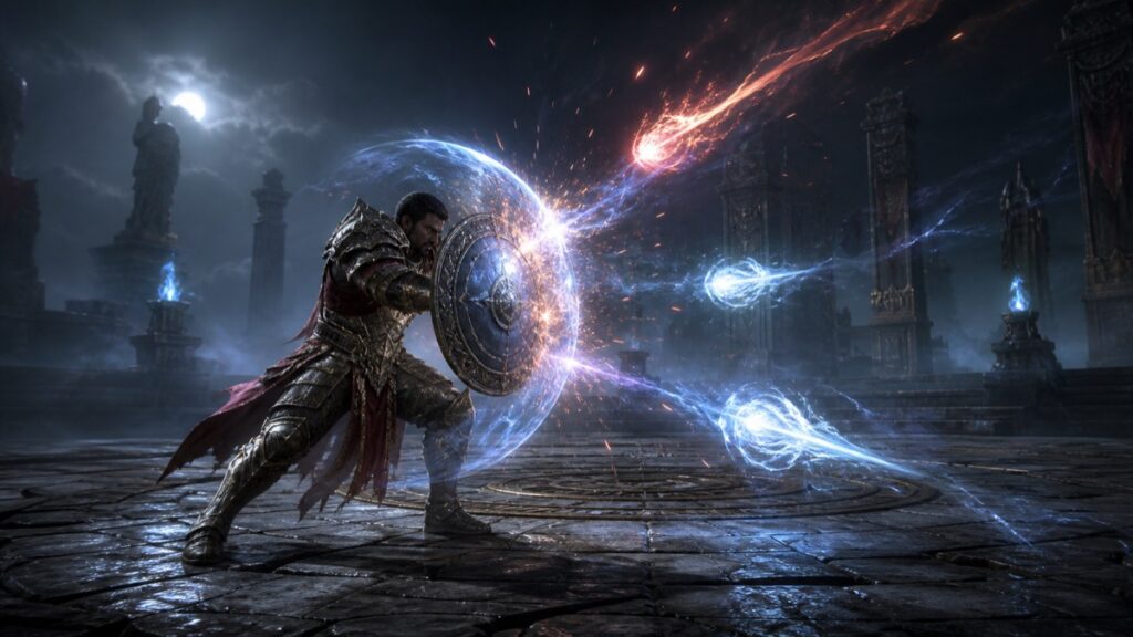 Metin2 beceri direnci ile PvP beceri hasarını azaltan kalkanlı savaşçı